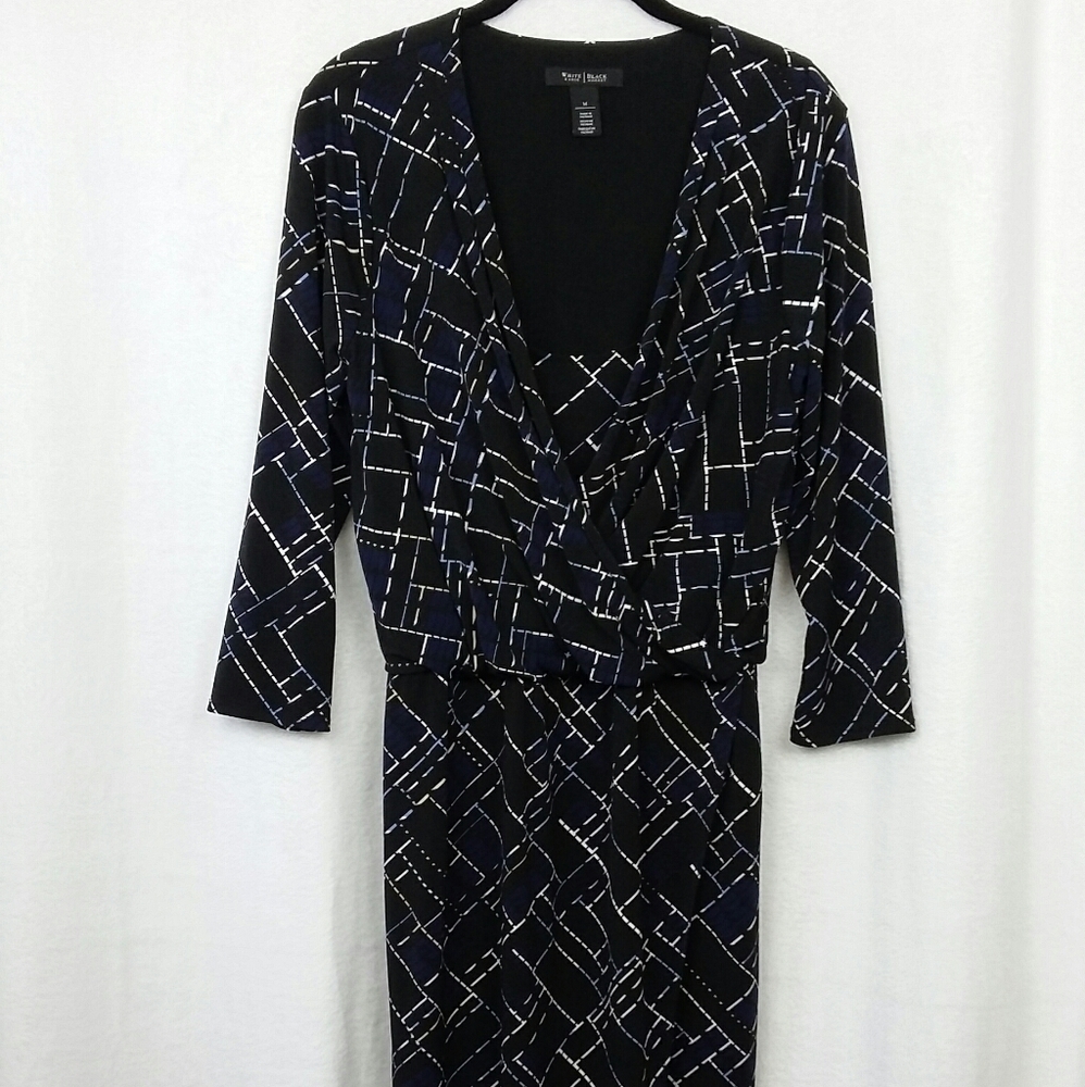 White House | Black Market Women's Faux Wrap Dress